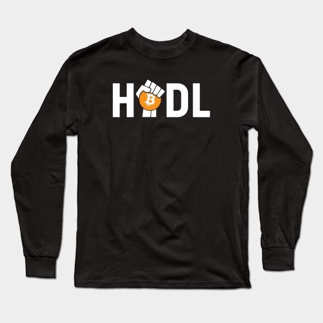 HODL Bitcoin, just hold it Long Sleeve T-Shirt by stuffbyjlim